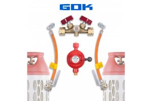 Газобаллонная установка для 2 композитных баллонов цена 11200 руб.